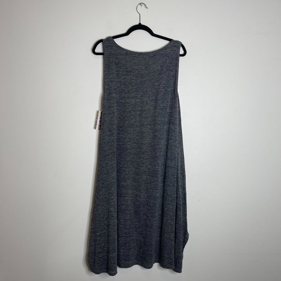 Eileen Fisher Gray Dress Size L - Picture 4 of 6